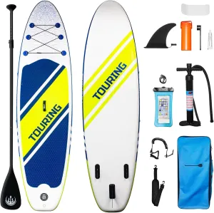 Inflatable Stand Up Paddle Board Ultra-Light 10'  33"  6" with Premium Sup Board Accessories Kit Adjustable Paddle Hand Anti-Slip Eva Deck for Adults Youth
