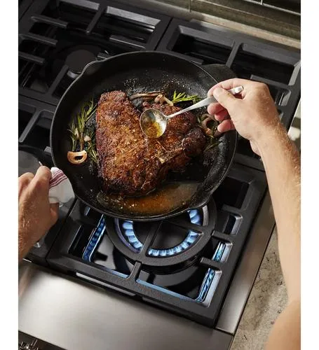 KitchenAid 48'' Commercial-Style Dual Fuel Range with Griddle - KFDC558JSS