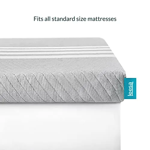 Leesa Mattress Topper with Cooling Foam and Washable Cover, Queen Size / 30-Night Trial