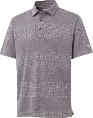 M MAELREG Mens Polo Shirts Short Sleeve Dry Fit Jacquard Performance Moisture Wicking Casual Pocket Golf Shirts for Men