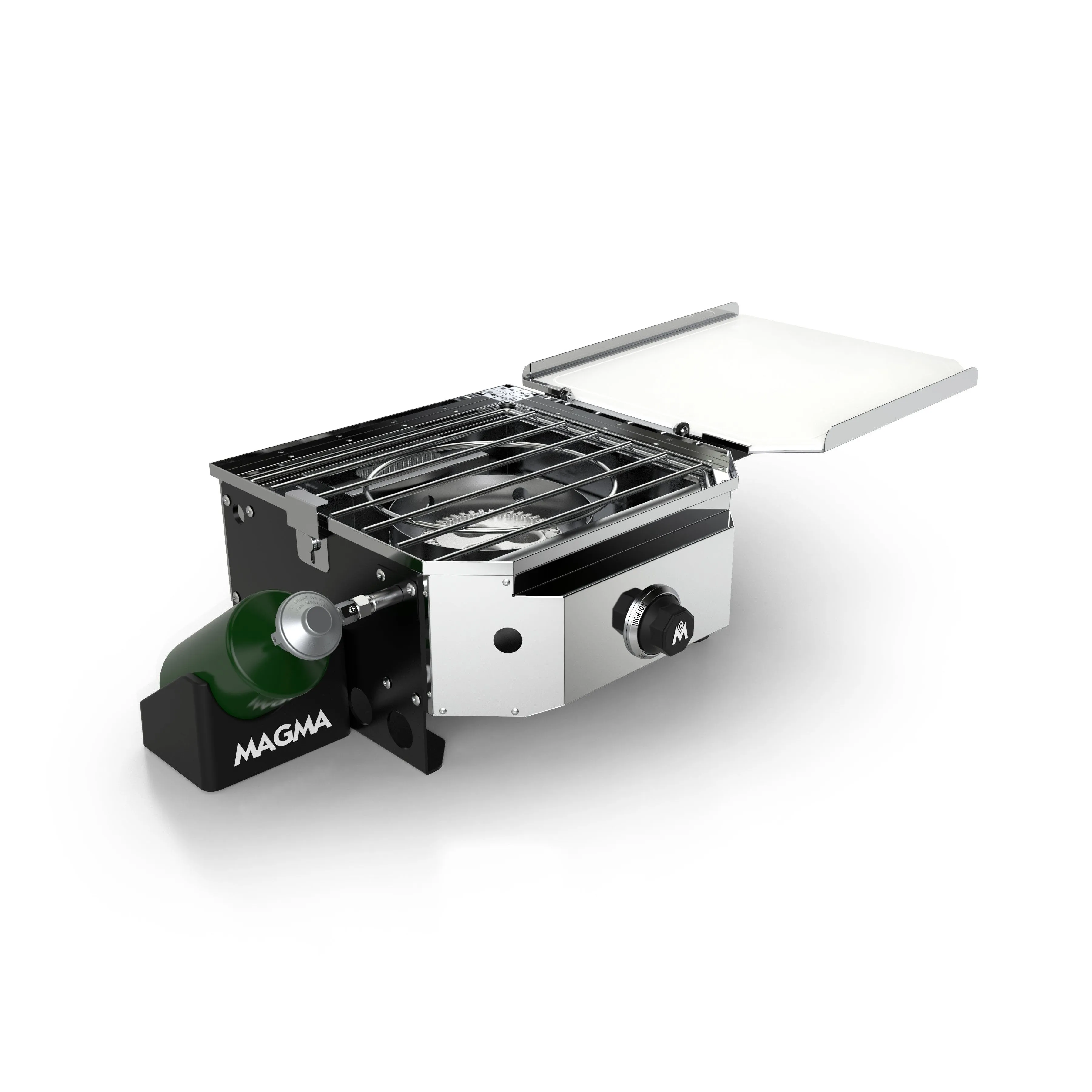 Marine Crossover Single Burner, Grill, and Griddle Top Bundle