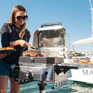 Marine Crossover Single Burner, Grill, and Griddle Top Bundle