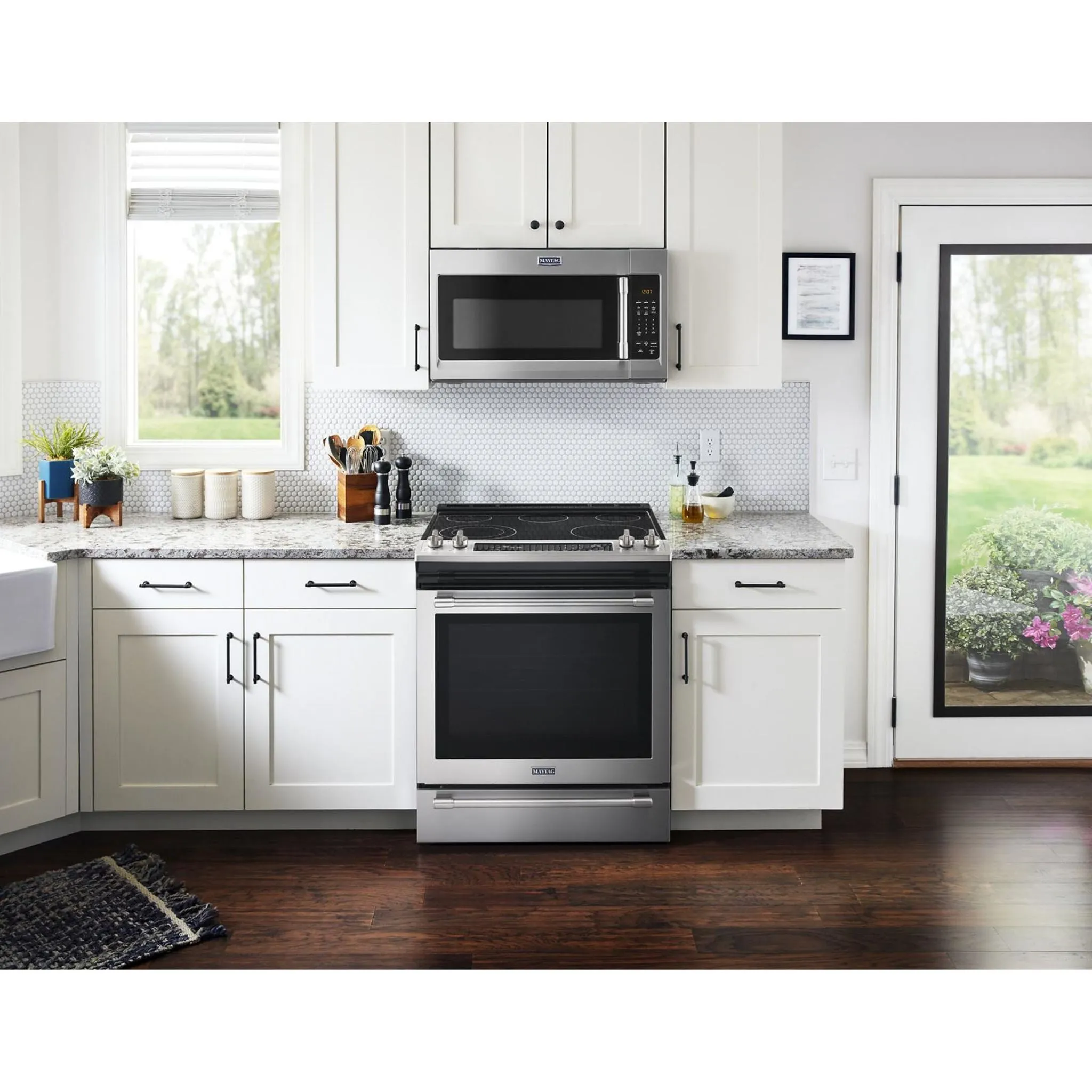 Maytag 30" WIDE ELECTRIC RANGE WITH TRUE CONVECTION AND POWER PREHEAT - 6.4 cu. ft. (YMES8800FZ)