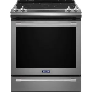 Maytag 30" WIDE ELECTRIC RANGE WITH TRUE CONVECTION AND POWER PREHEAT - 6.4 cu. ft. (YMES8800FZ)