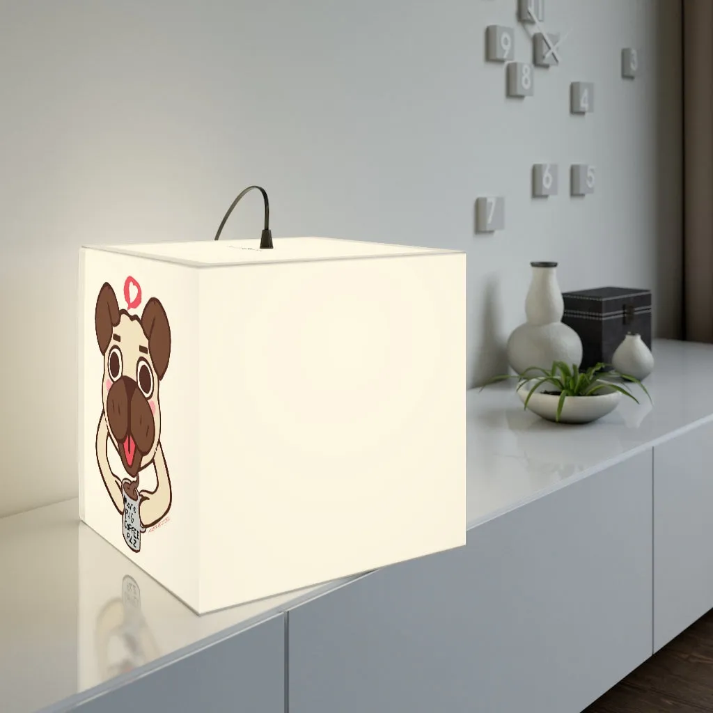 More Pug Coffee Please Personalized Lamp