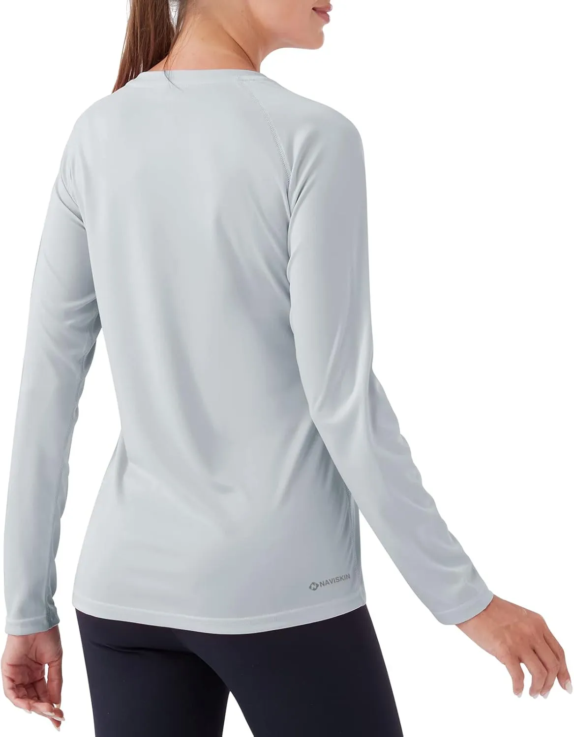 NAVISKIN Women's UPF 50  Sun Protection Long Sleeve Shirts Rash Guard Shirts Quick Dry Lightweight Hiking Shirts