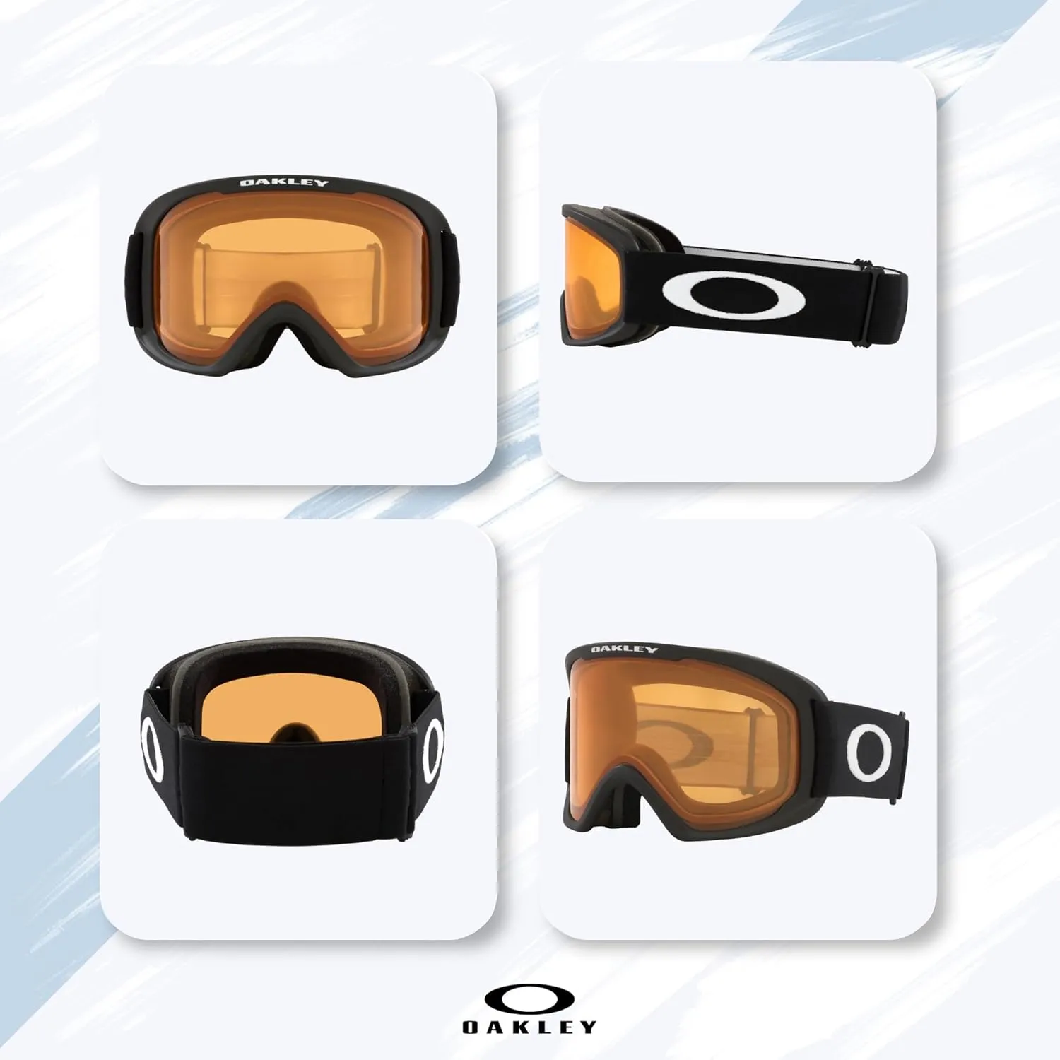 Oakley O-Frame 2.0 PRO M/L/S Ski Goggles For Men For Women OO7124, OO7125, OO7126   BUNDLE with Designer iWear Eyewear Kit
