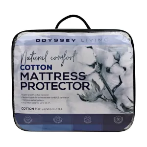 Odyssey Living  Cotton Quilted Mattress Protector