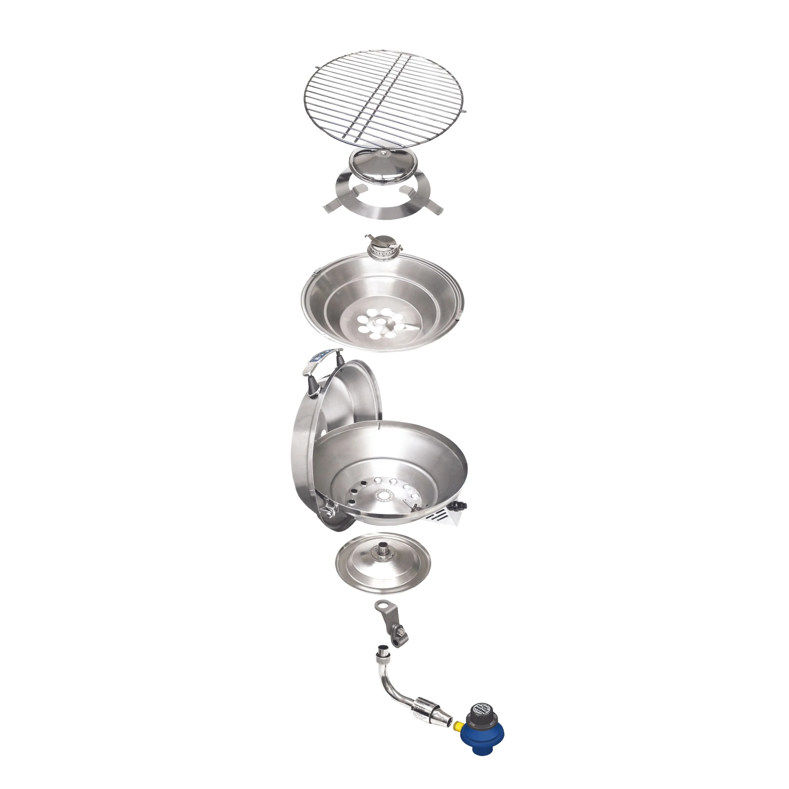 Original Size Marine Kettle3® Combo Stove & Gas Grill