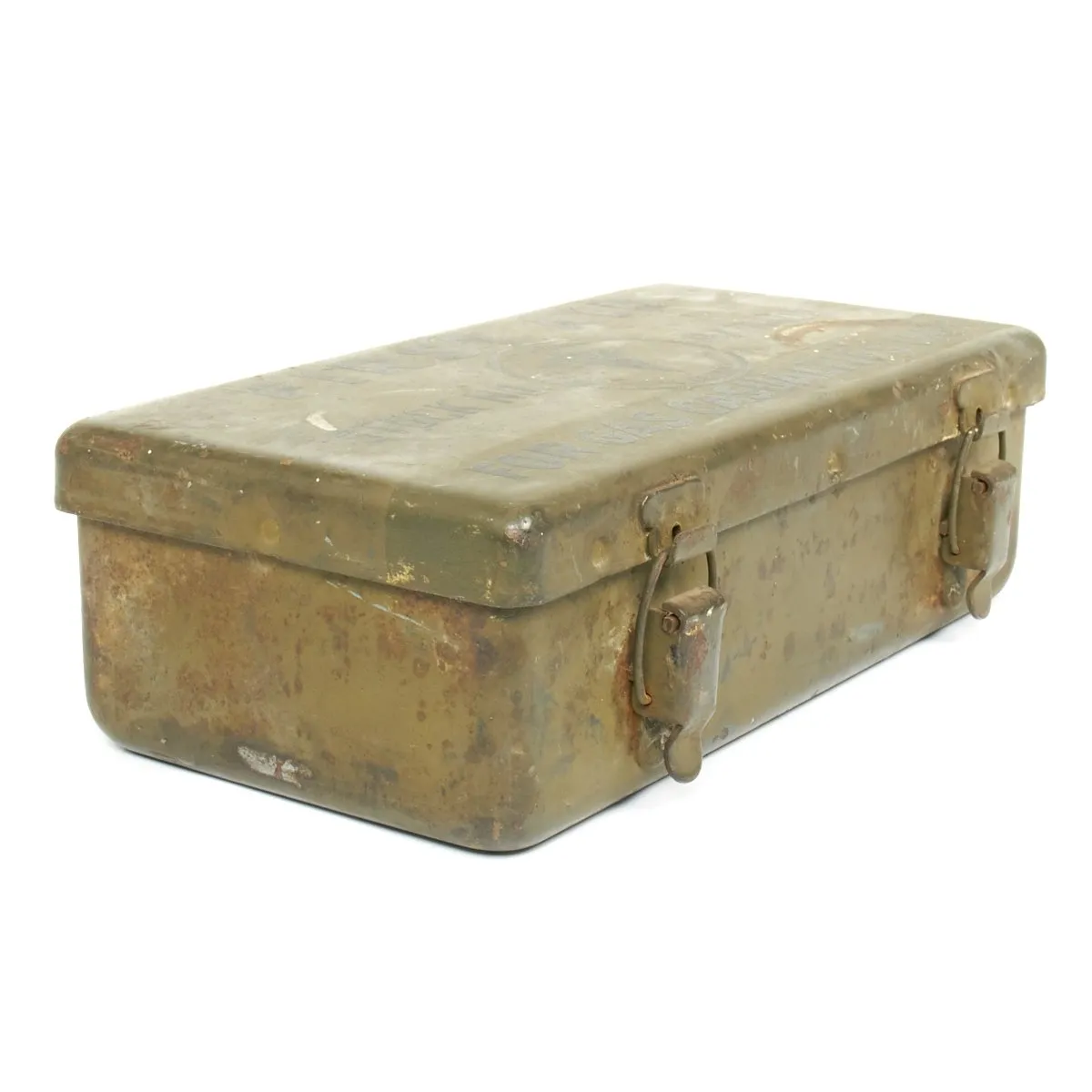 Original U.S. WWII Jeep First Aid Kit for Gas Casualties
