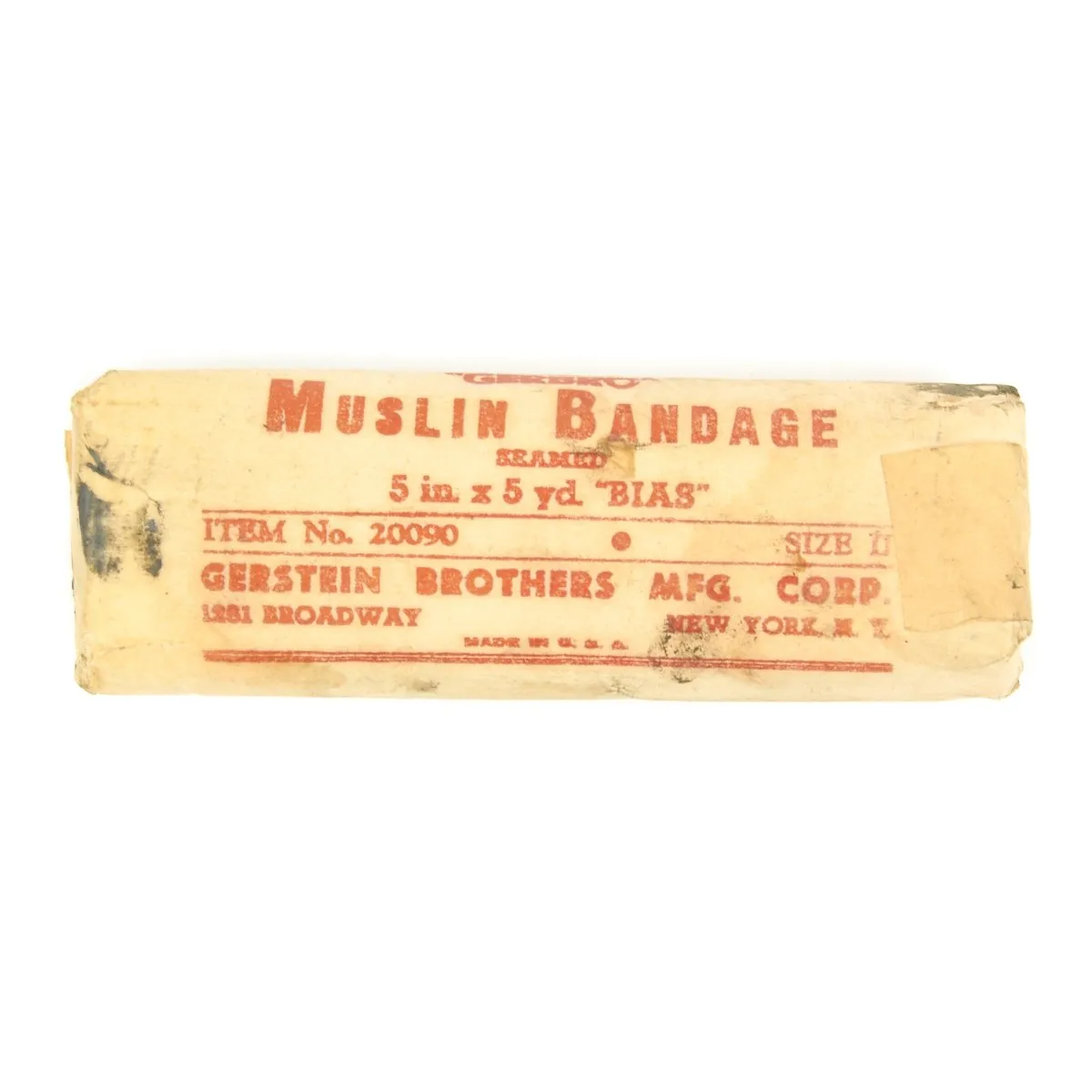 Original U.S. WWII Jeep First Aid Kit for Gas Casualties