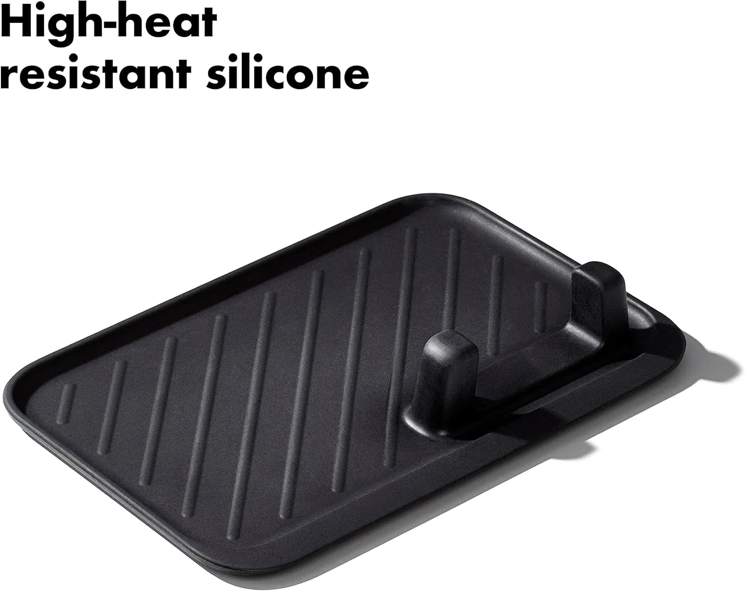 OXO Good Grips Grilling, 3pc Set - Tongs, Turner and Tool Rest, Black