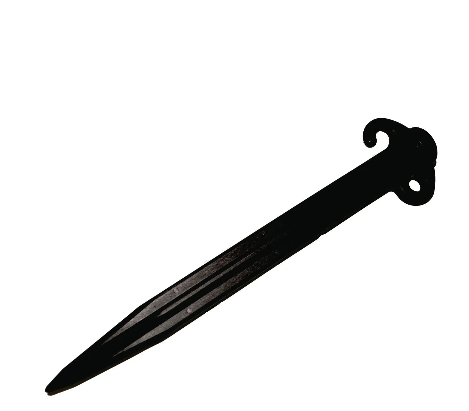 Pack of 20 x 300mm Heavy Duty Black Sand Soft Soil Peg Plus Hammer