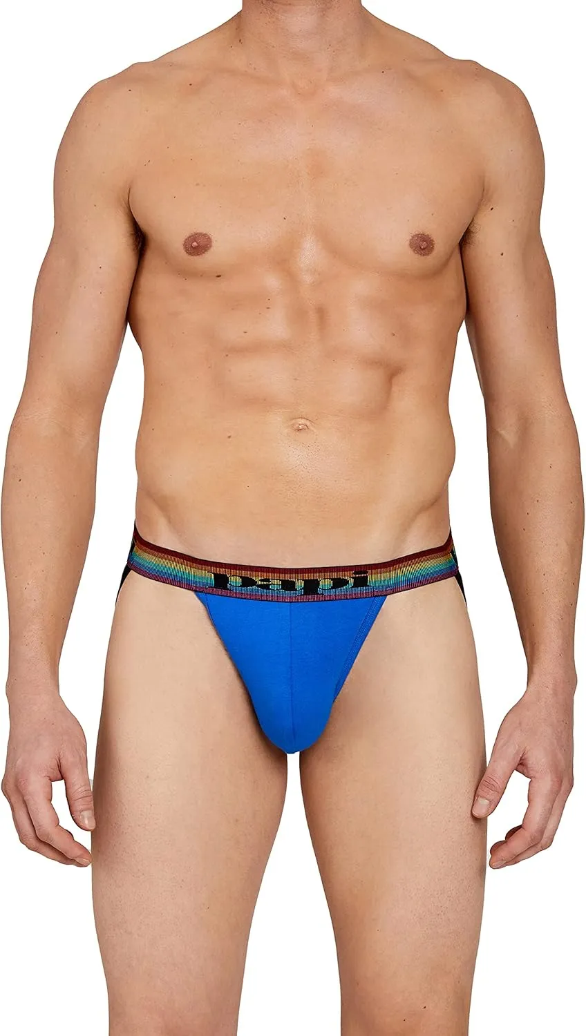 papi Men's 3-Pack Jockstrap, Athletic Supporter, Breathable Male Workout Underwear