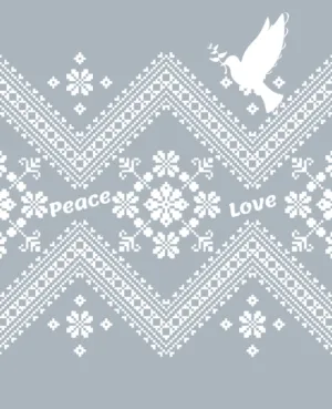Peace & Love Notebook by Arty Chinstrap, 160 Pages lined notebook, white papers, (7,5X9,25), Place for Date, Beautiful design Paperback  March 2, 2022