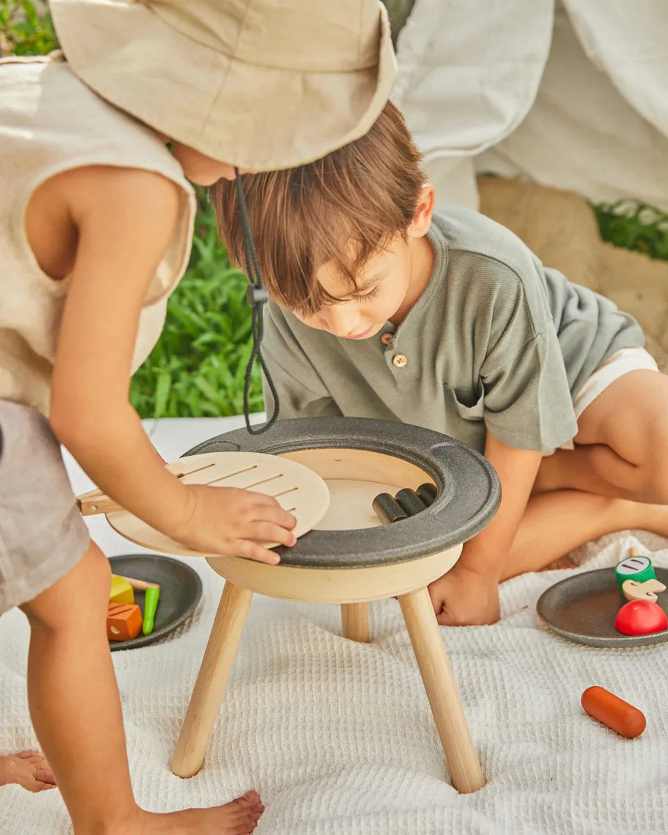 PlanToys Wooden BBQ Playset