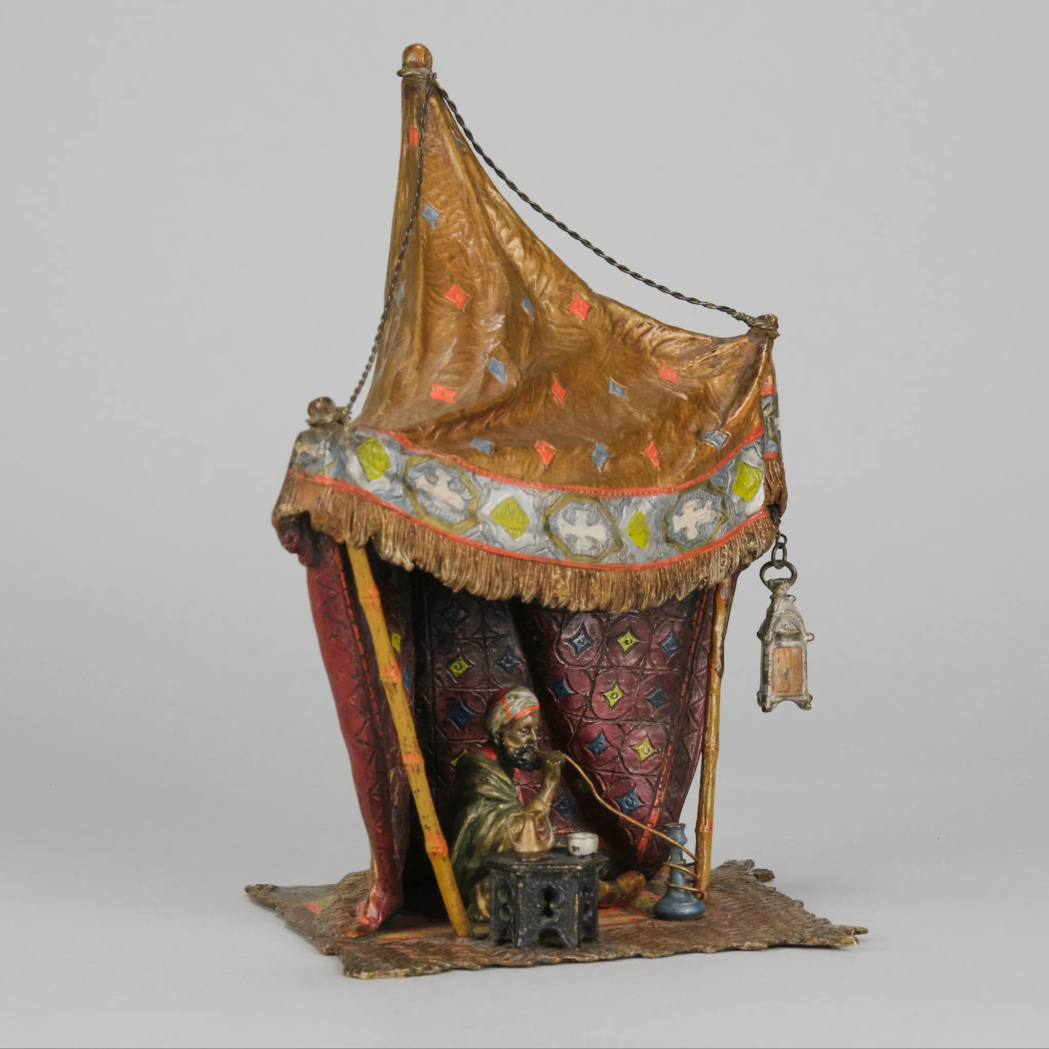 "Bedouin in a Tent" by Franz Bergman