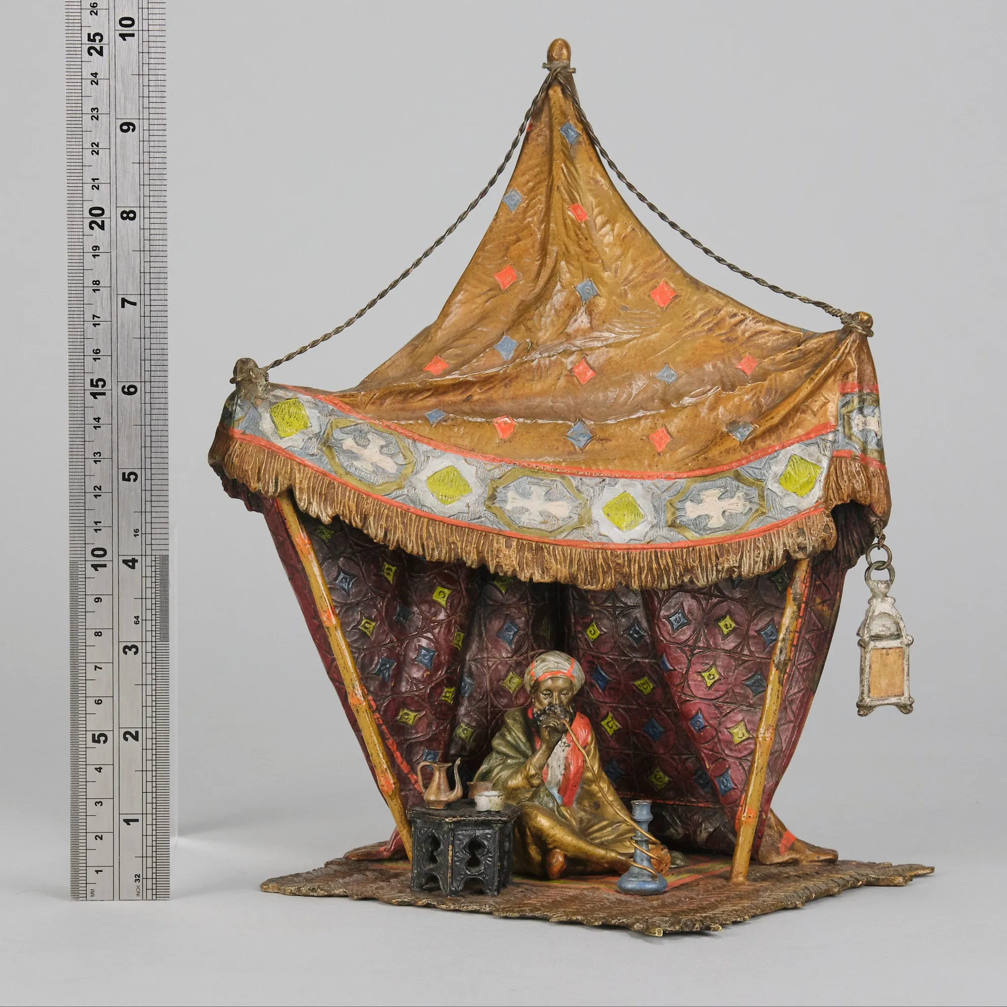 "Bedouin in a Tent" by Franz Bergman