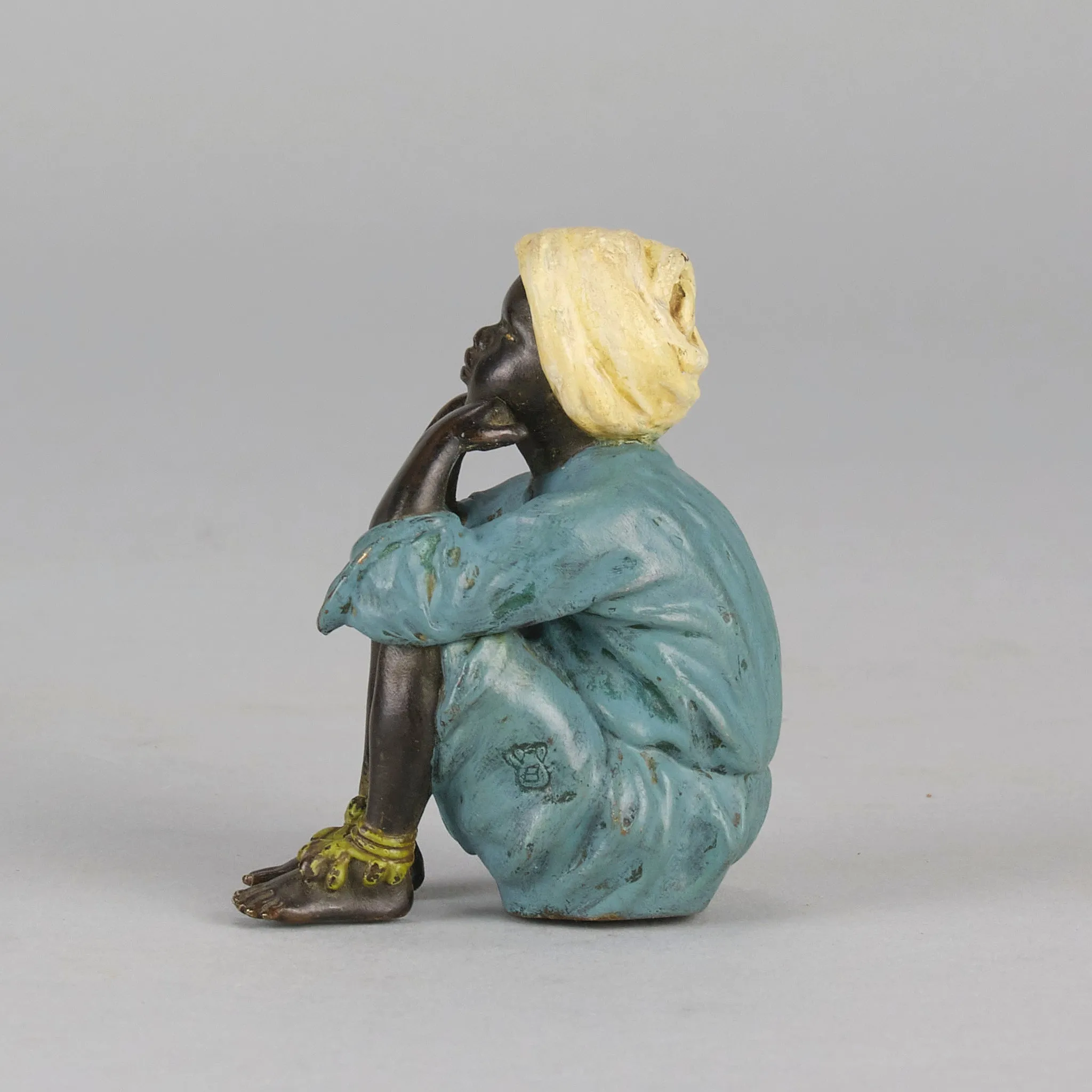 "Seated Arab Boy" by Franz Bergman