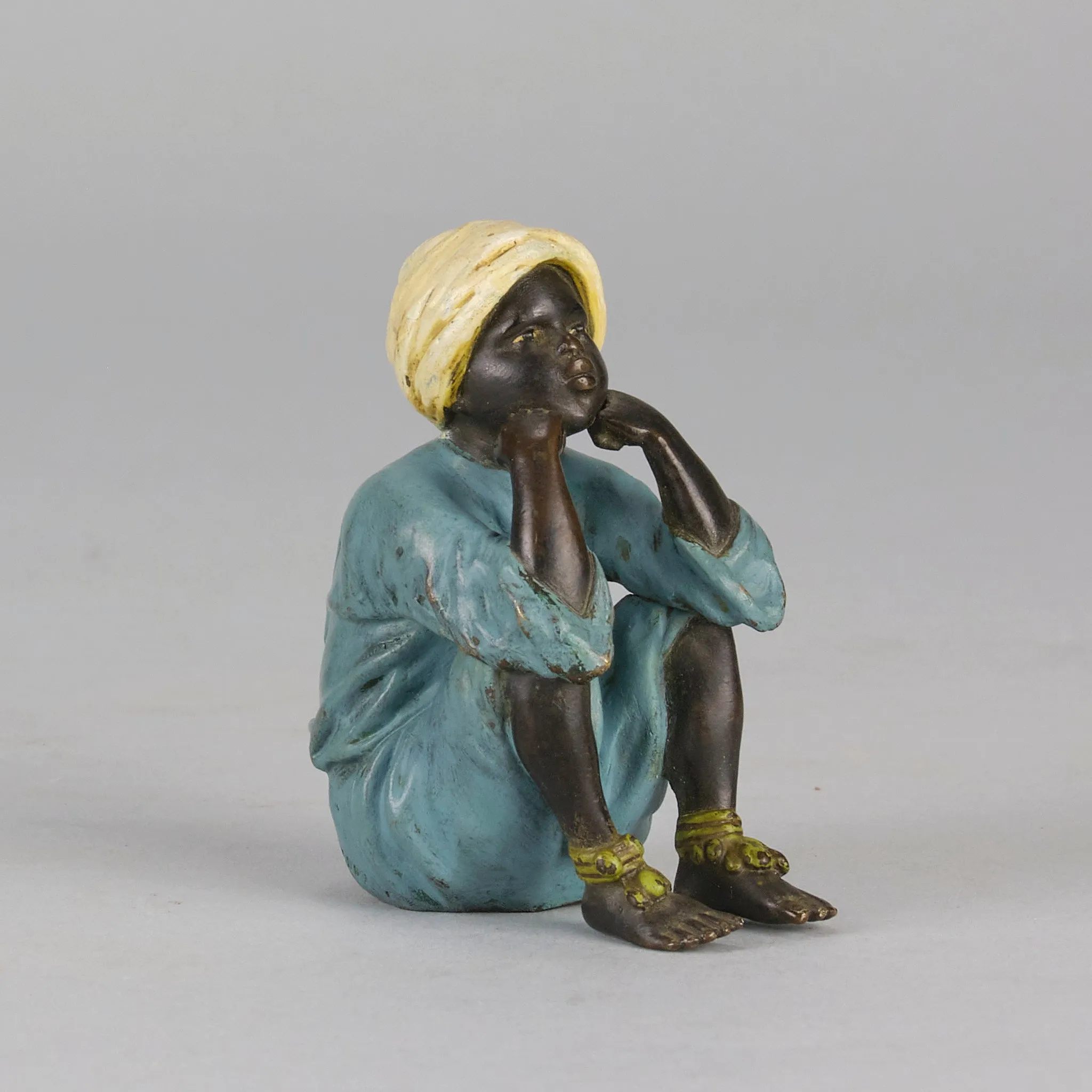 "Seated Arab Boy" by Franz Bergman
