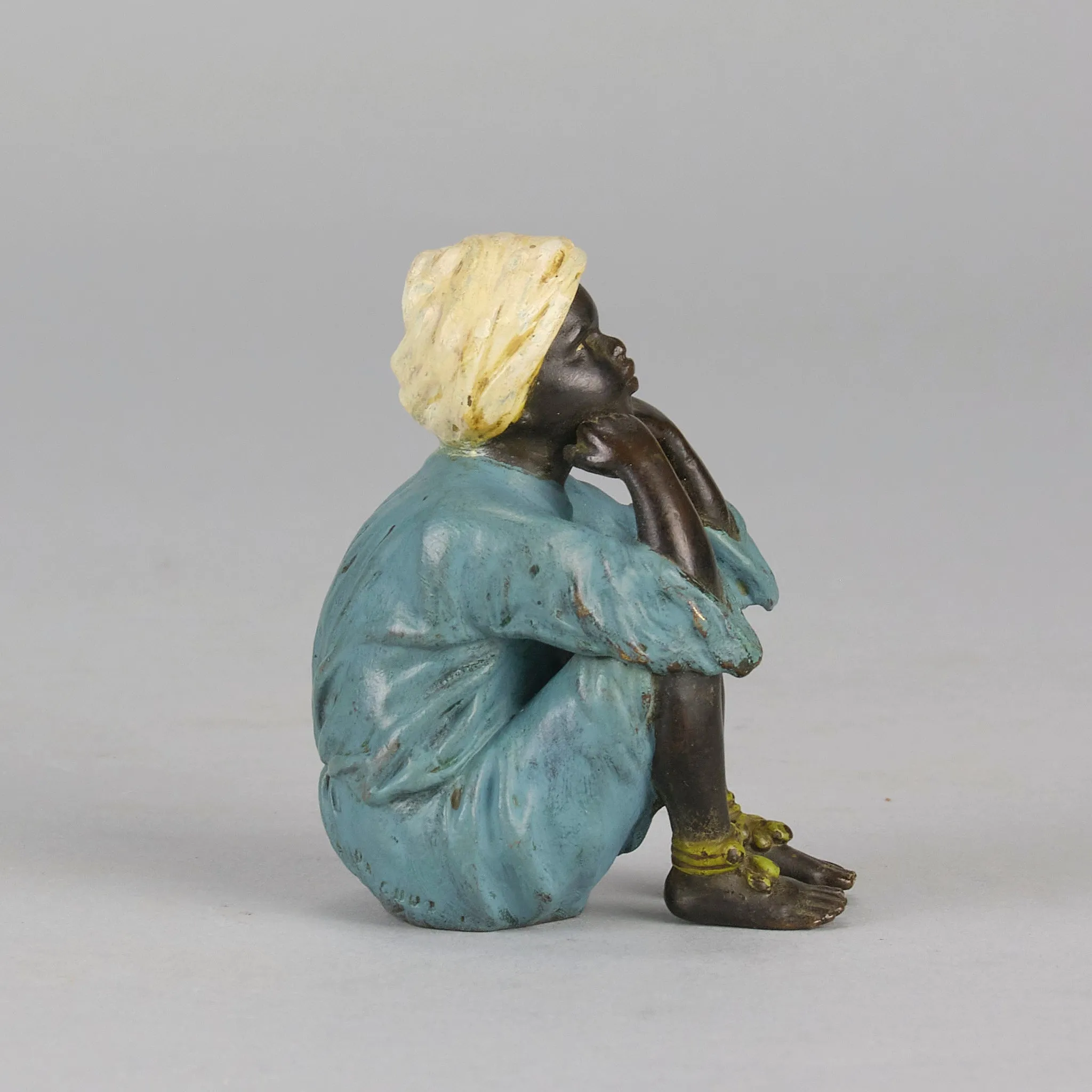"Seated Arab Boy" by Franz Bergman