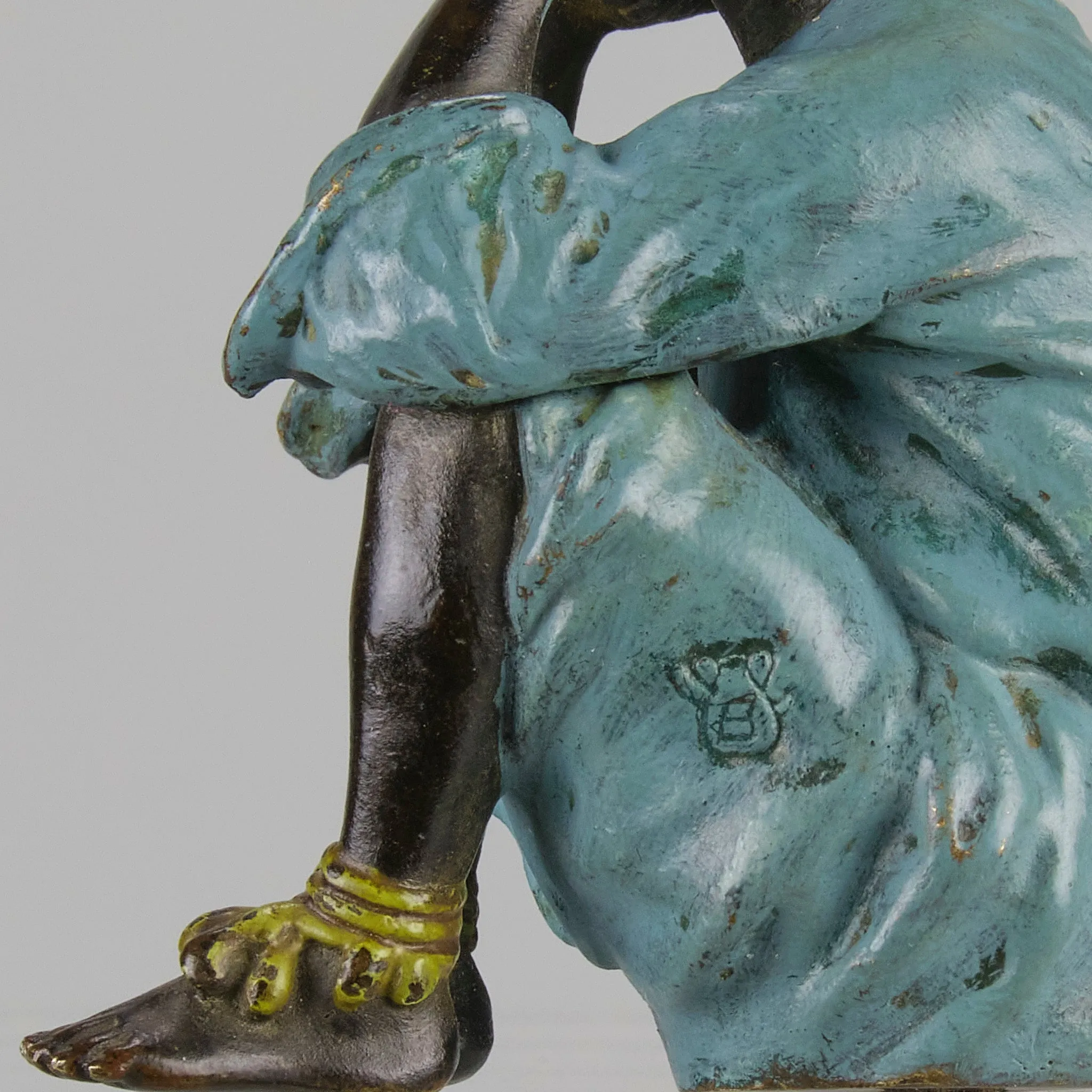 "Seated Arab Boy" by Franz Bergman
