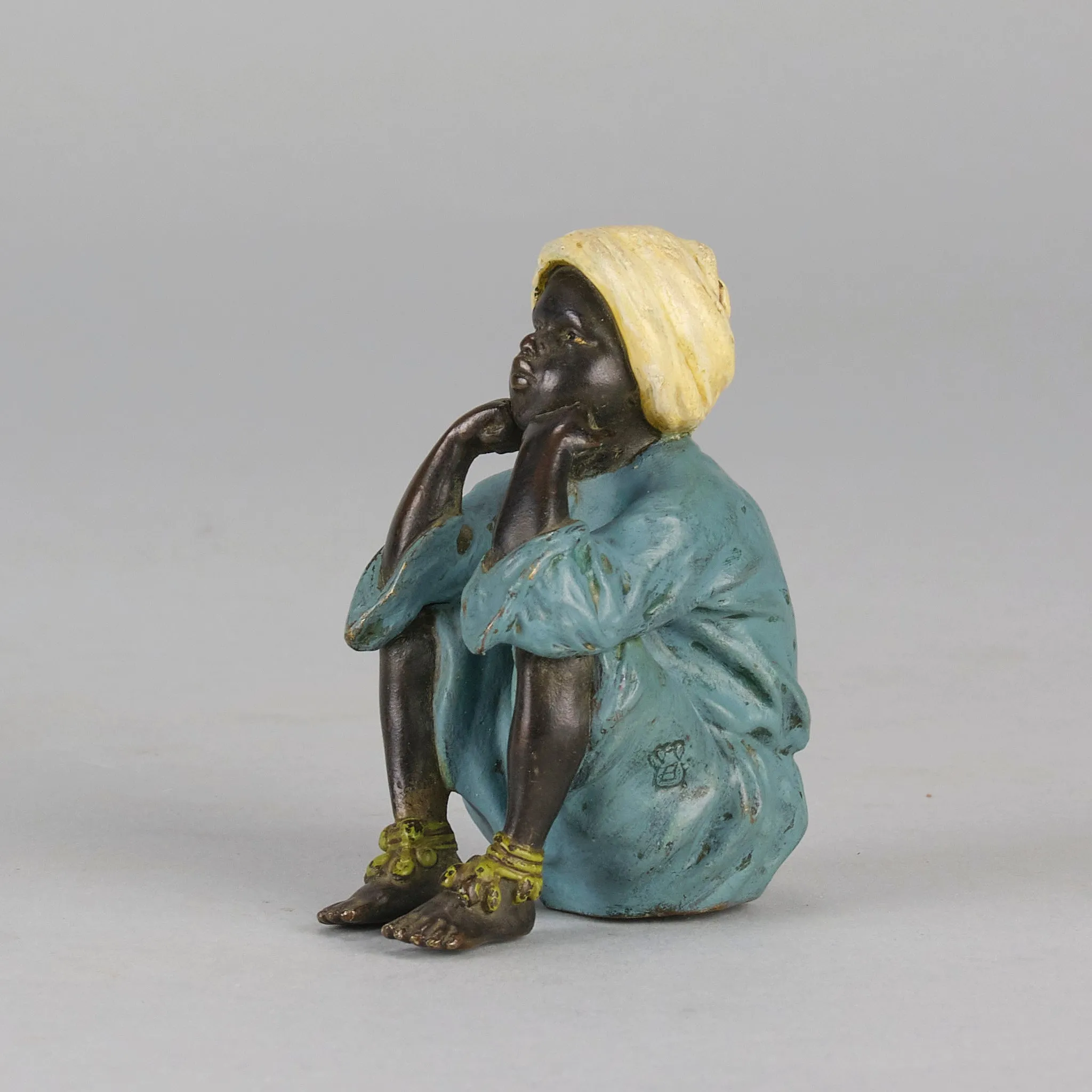 "Seated Arab Boy" by Franz Bergman