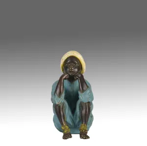 "Seated Arab Boy" by Franz Bergman