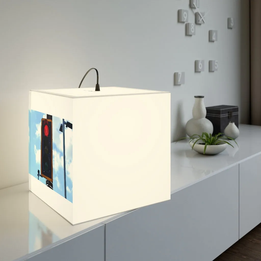 Red Light Personalized Lamp