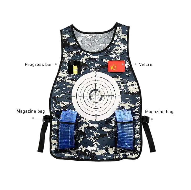 Reptronic Target Vest, Safety Goggle and Shooting Target Combo