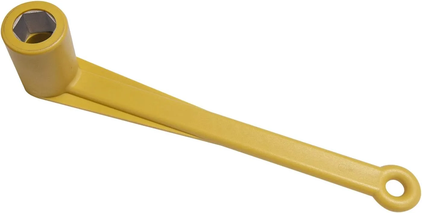 RITE-HITE New and Improved, Light-Weight Propeller Wrench w/Stainless Steel Insert, Easy to use and Store, and Very Durable; Comes in Yellow or Red