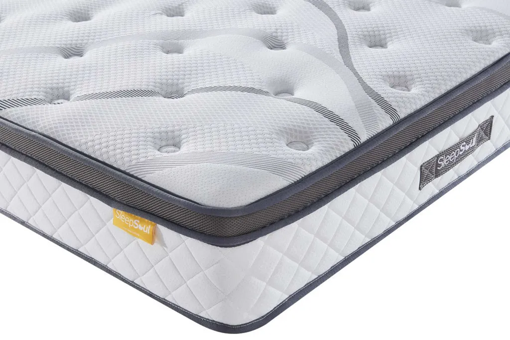 SleepSoul Heaven 1000 Pocket Sprung Cool Gel Mattress Hybrid Mattress