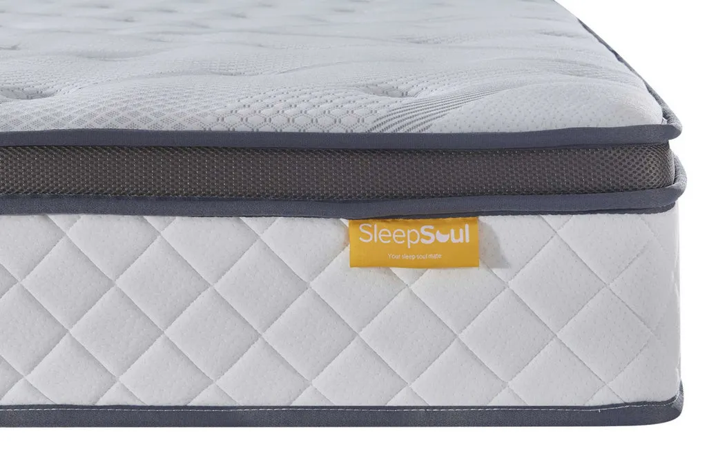 SleepSoul Heaven 1000 Pocket Sprung Cool Gel Mattress Hybrid Mattress