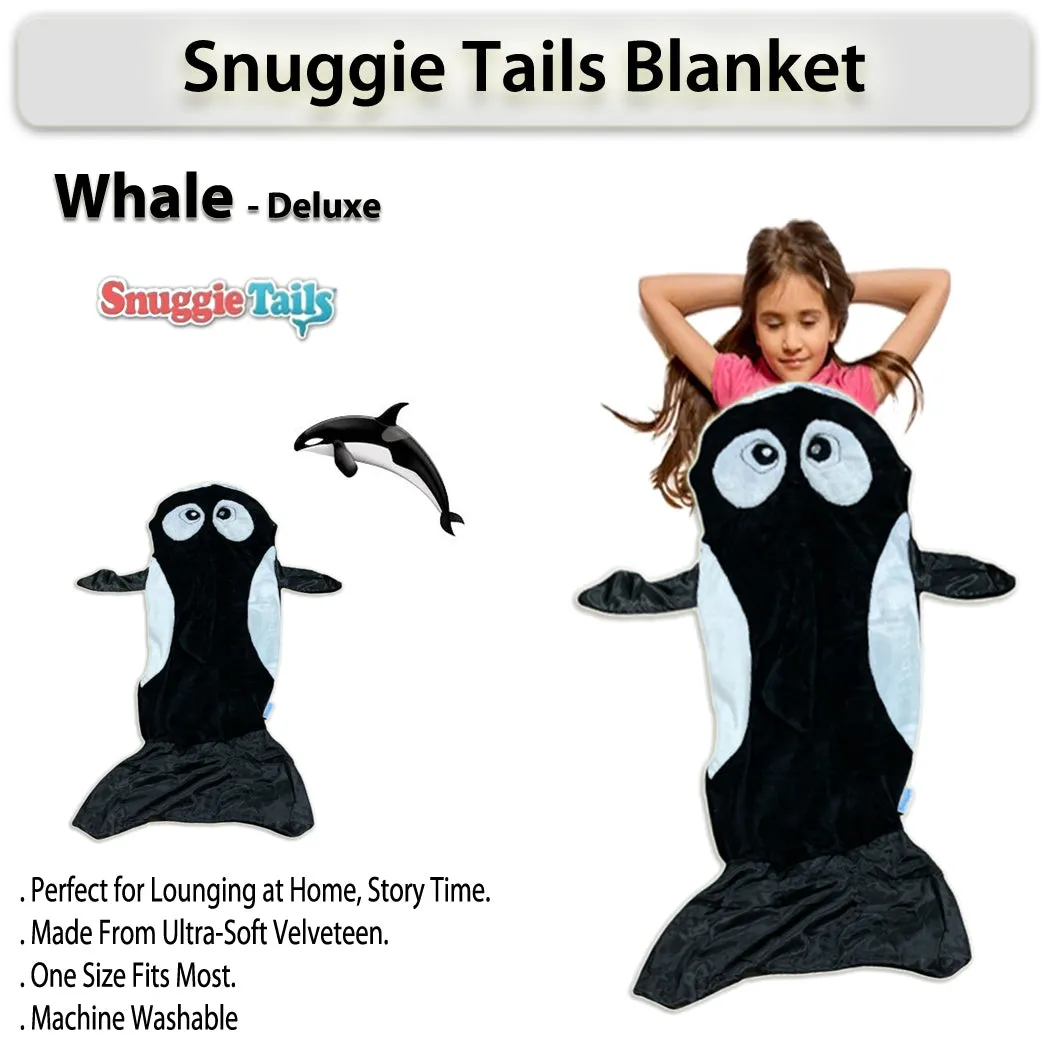 Snuggie Tails Blanket - Whale - Deluxe