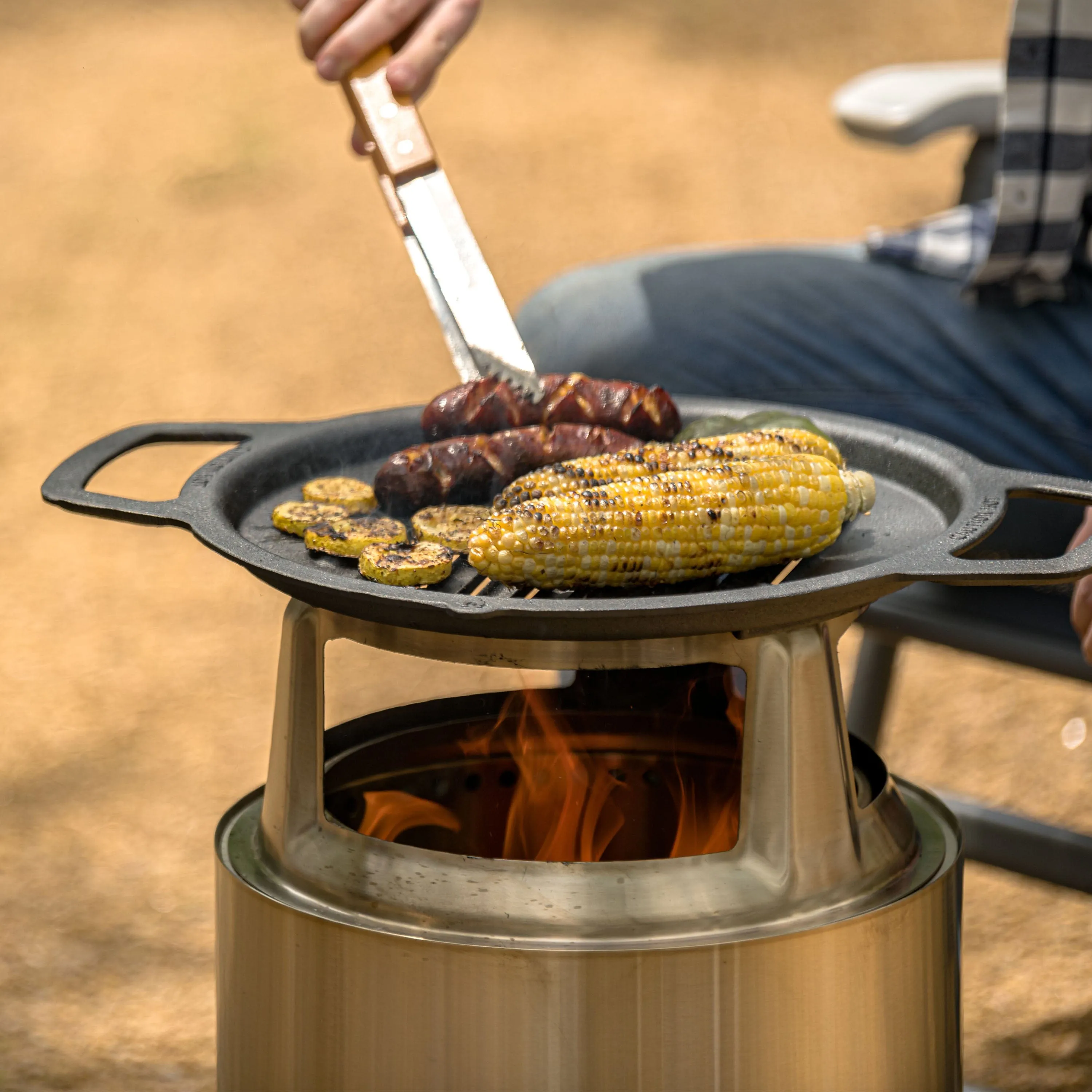 Solo Stove Ranger Cast Iron Grill Cooking Bundle