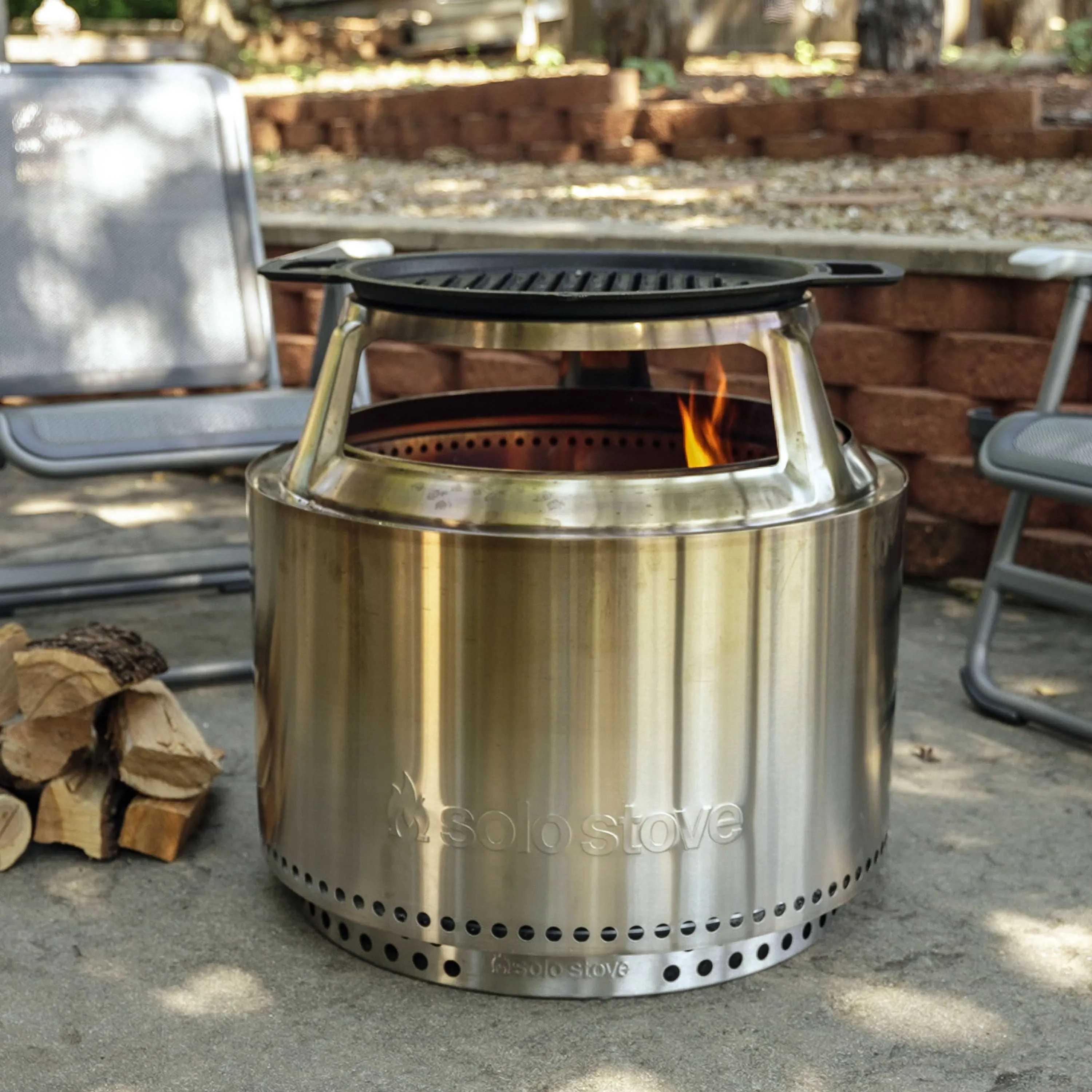 Solo Stove Yukon Cast Iron Grill Cooking Bundle