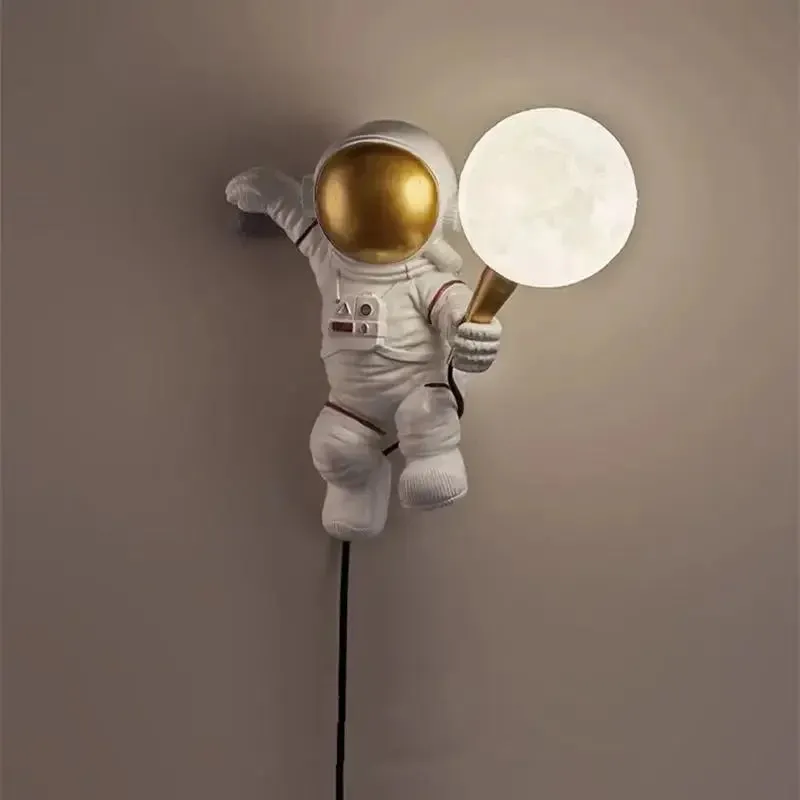 Spaceman Astronaut Moon Desk Lamp by Mansion - Children Room Wall Sconce Night Light