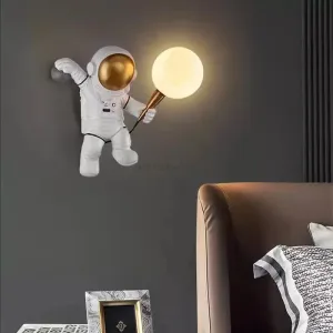 Spaceman Astronaut Moon Desk Lamp by Mansion - Children Room Wall Sconce Night Light
