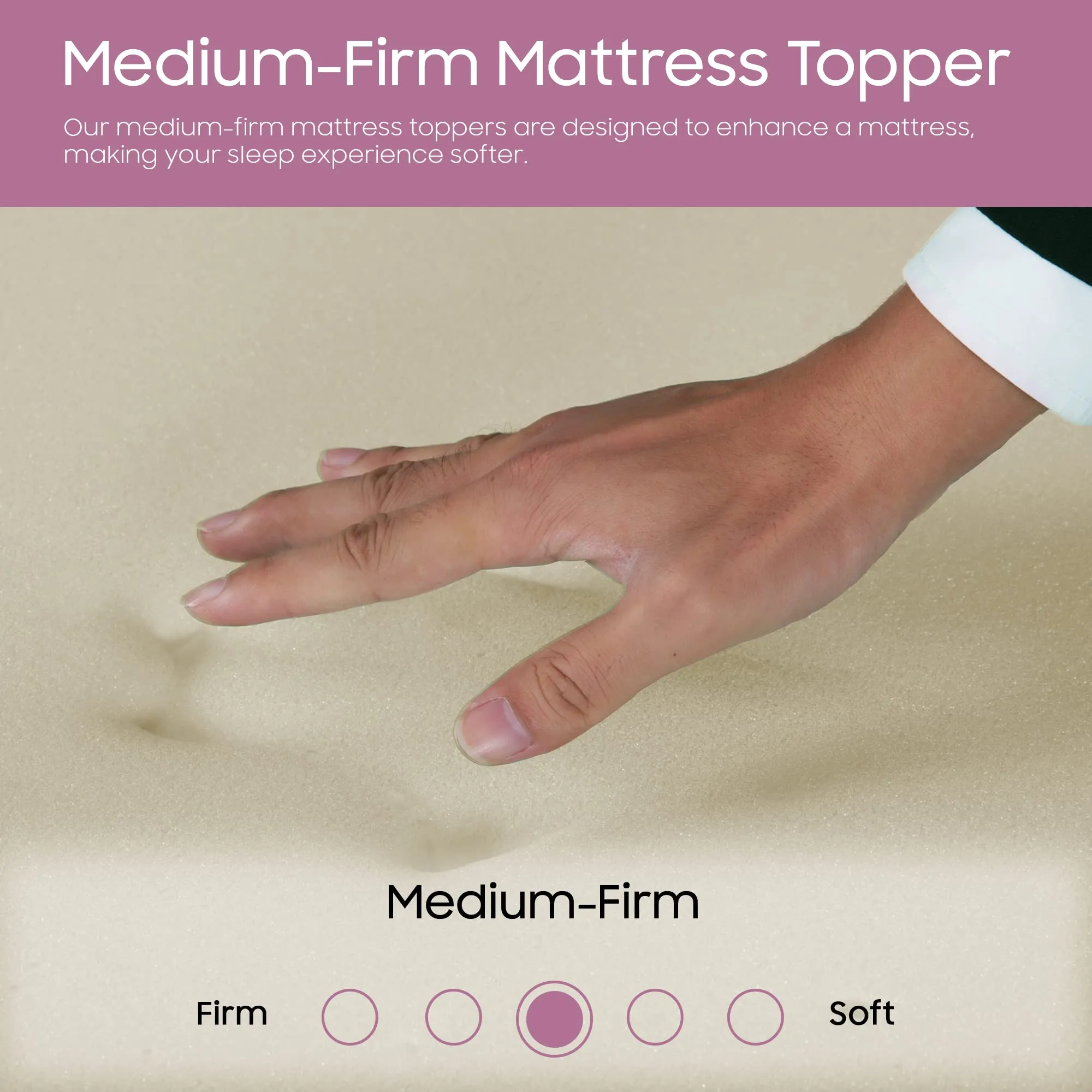 Spinal Sleep SST2000-3/3 Mattress Topper, Twin