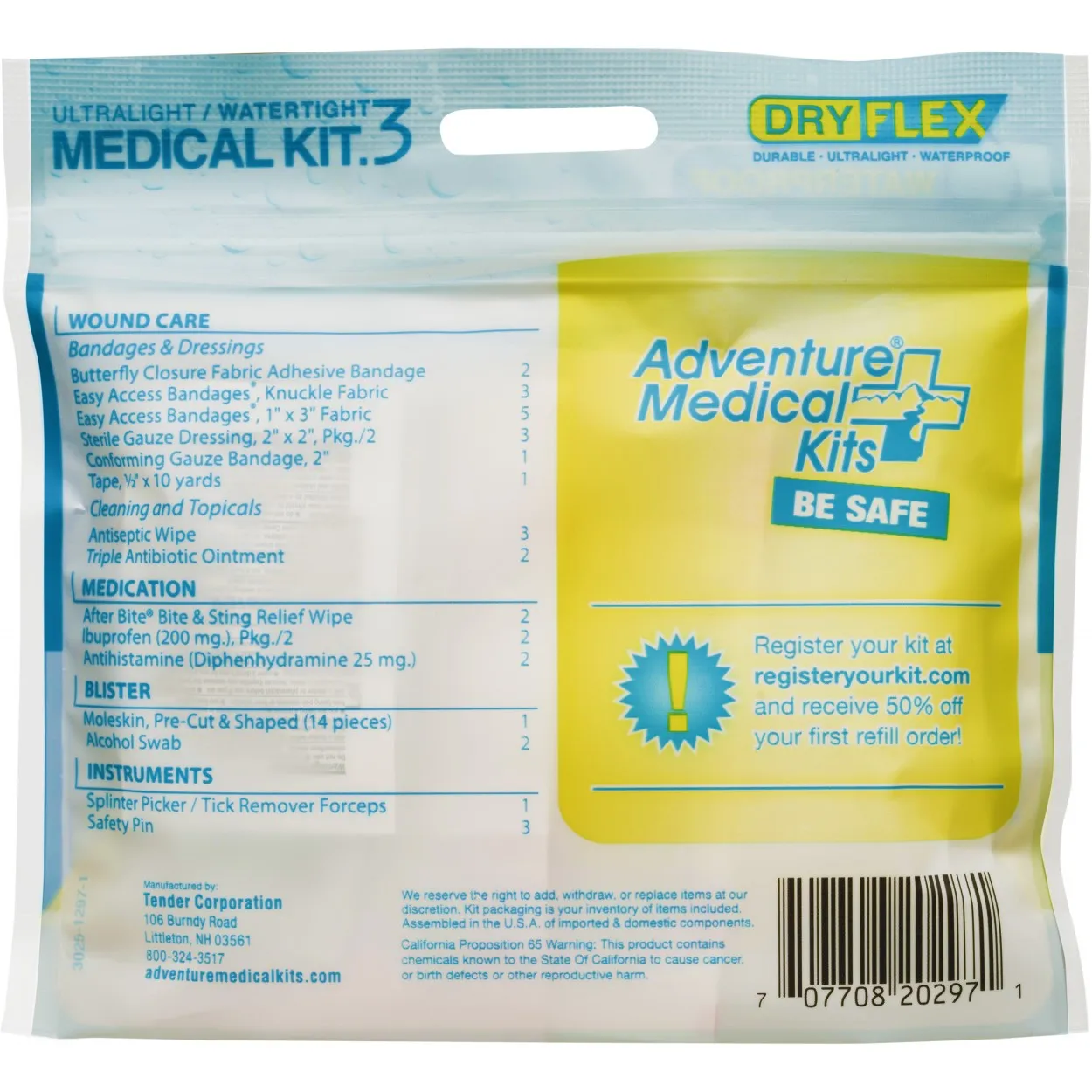 Ultralight / Watertight .3 Medical Kit