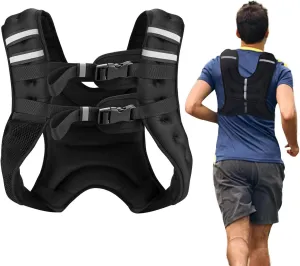 Weighted Vest for Men WorkoutStrength Training Weight Vest for Men and Women, Workout Equipment for Training,Running,Jogging,etc - 8lbs,12lbs,16lbs,20lbs,25lbs,30lbs