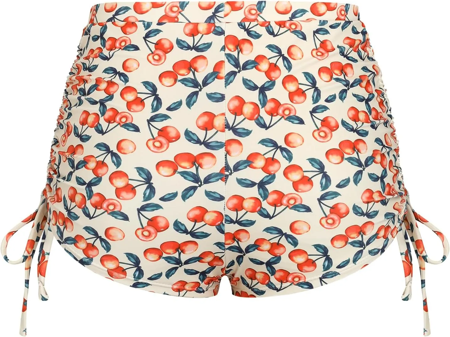 ZAFUL Women's Swim Shorts High Waisted Bow Gingham Floral Print Boyshorts Bathing Suit Swimsuit Bottoms Board Shorts