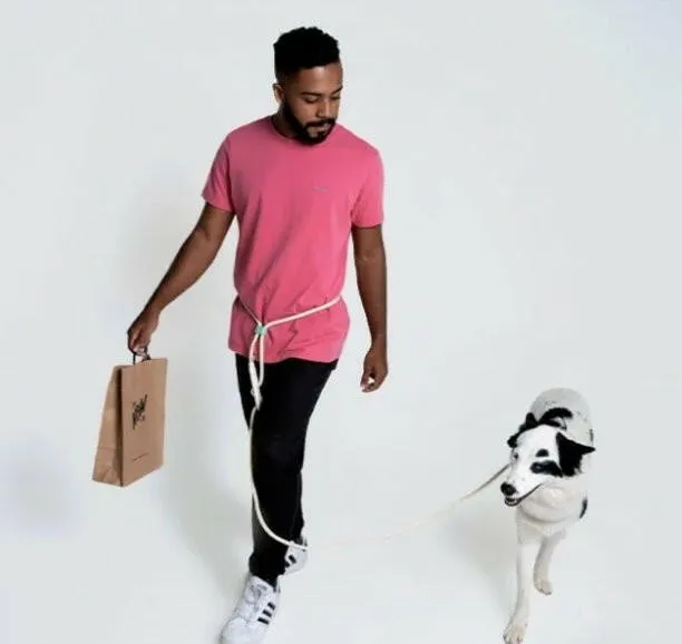 Zee.Dog Hands-Free Leash Vanilla